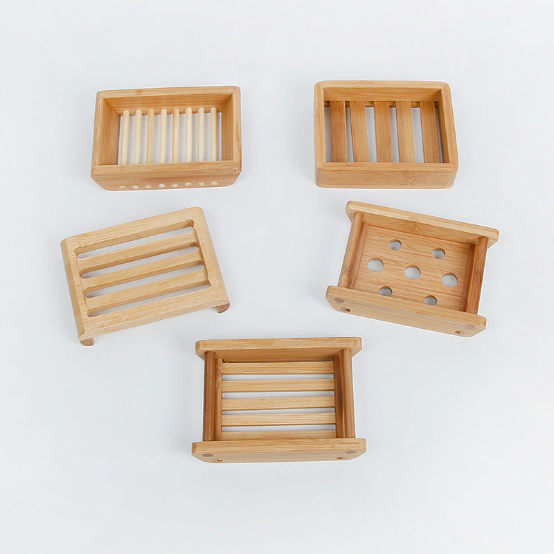 Bamboo and Wood Drain Soap Box