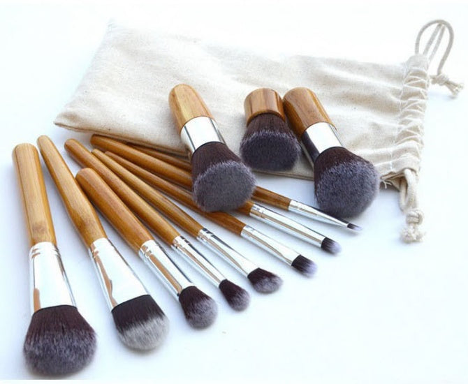 Bamboo Handle Makeup Brushes