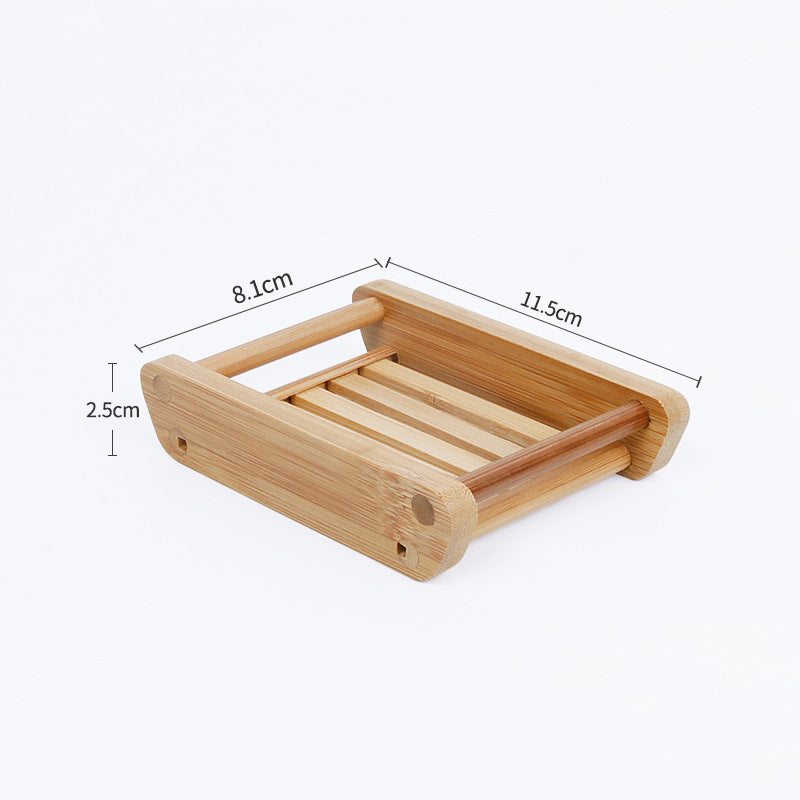 Bamboo and Wood Drain Soap Box