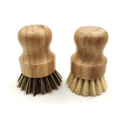 Kitchen Cleaning Brush Sisal Coarse Brown