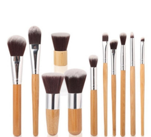 Bamboo Handle Makeup Brushes