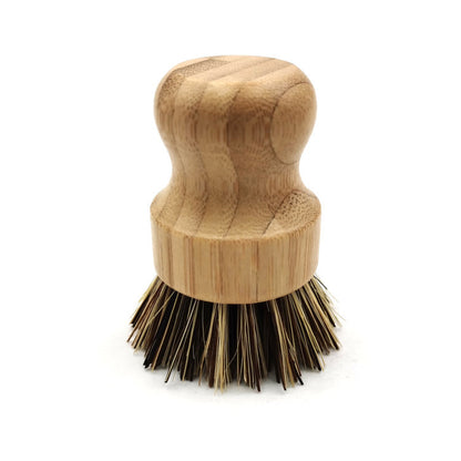 Kitchen Cleaning Brush Sisal Coarse Brown