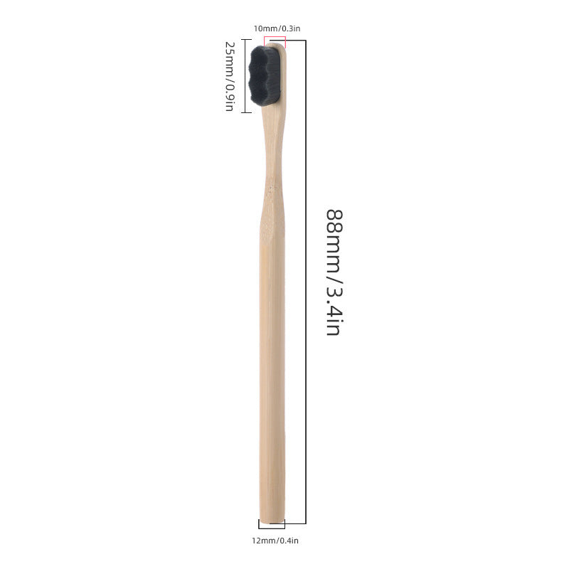 4 PCs Environmental Protection Bamboo Toothbrush